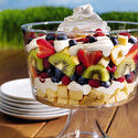 Berries and Cream Smooth Trifle